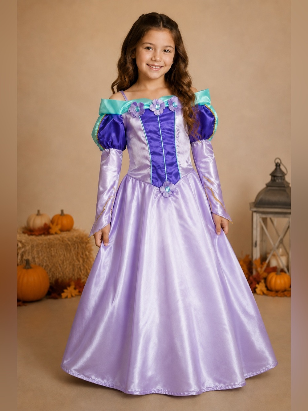 Rubie’s Regal Princess Girls Medium 8-10 Halloween Costume Dress